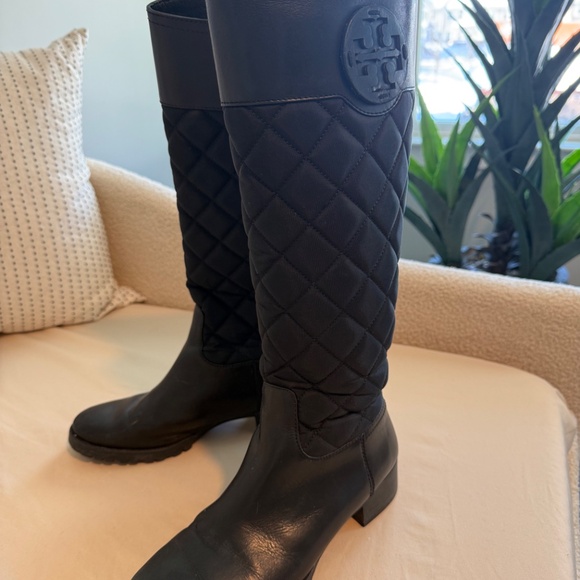 TORY BURCH Quilted Riding Boot - Picture 2 of 5